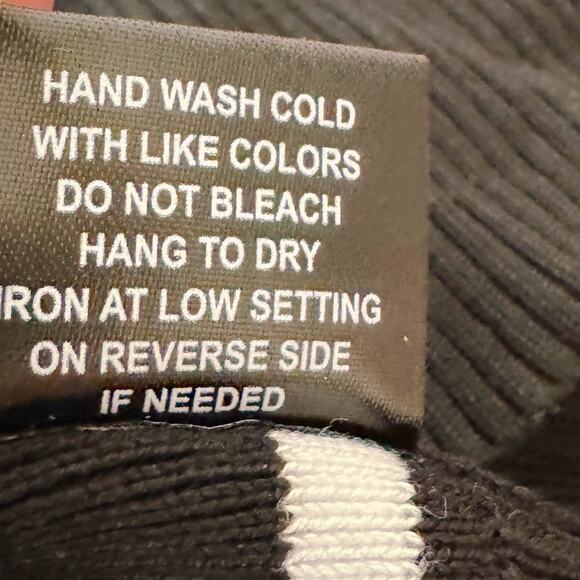 J for Justify Striped Long Sleeve Bodycon Tube Dress Black White Fall Size S NWT - Picture 8 of 9